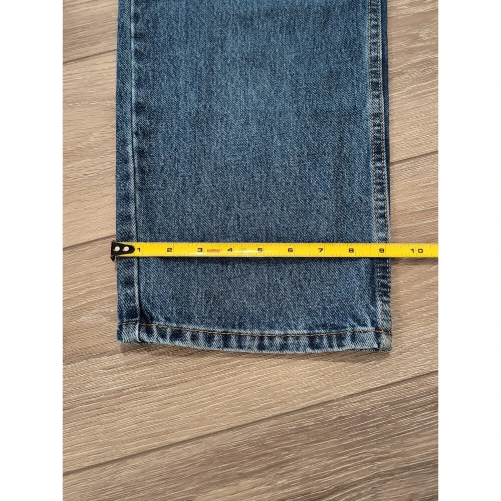 LEVI'S 550 MEN'S BLUE JEANS SIZE 38x32 STRAIGHT RELAXED MEDIUM WASH    EUC